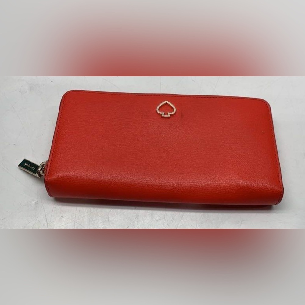 Kate Spade Adel Geranium Red Leather Wallet